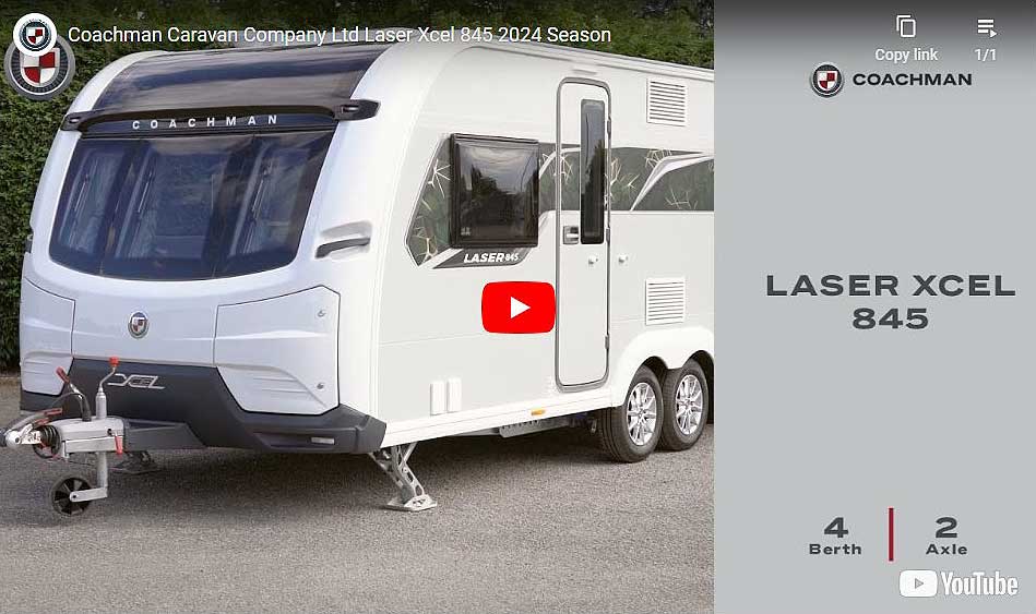 Coachman Laser 845 Xcel Video Link